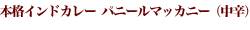 本格インドカレー パニールマッカニー(中辛)