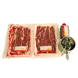 安部商店のラムしゃぶセット(仲子セットつき)