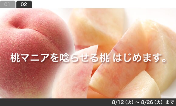 福島県から“高橋さんのじっくり桃”を産地直送!