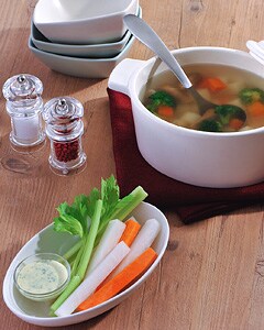 簡単な調理で、野菜そのもののおいしさが味わえる三竹さんの野菜。