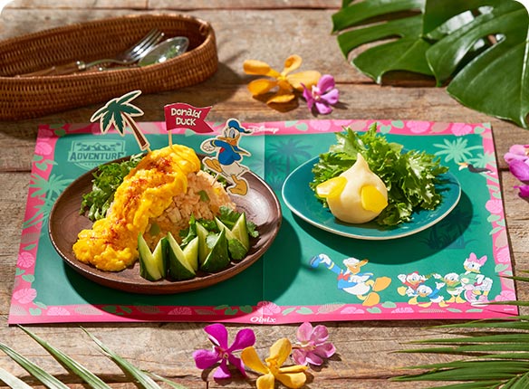 ミッキー様 野菜セット ミッキー＆ミニー／野菜たっぷりハンバーグ｜オイシックス公式