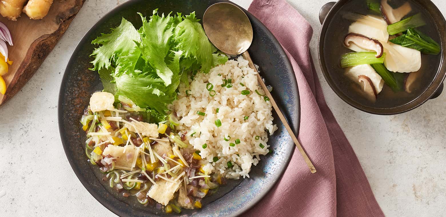 Purple Carrot 野菜あんかけ混飯
