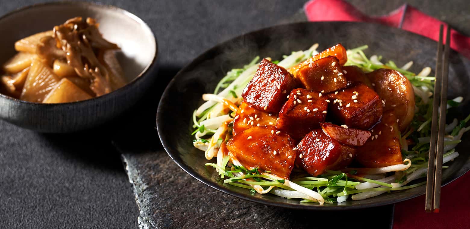 Purple Carrot 新商品ヤンニョム生麩