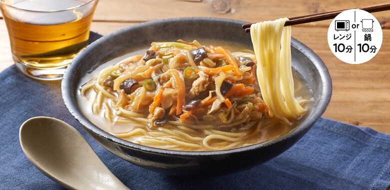 【パッとOisix】野菜たっぷりあんかけラーメン