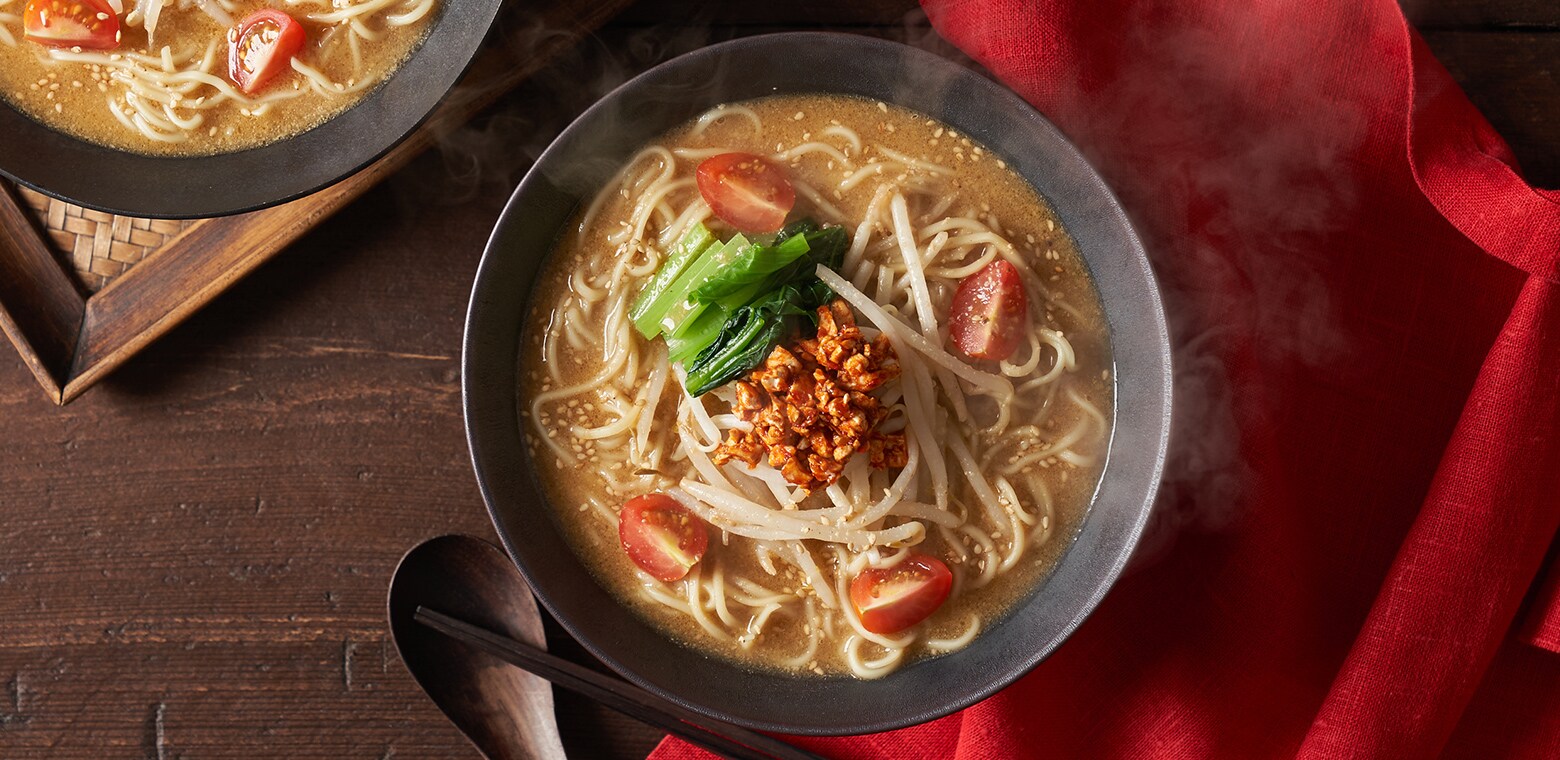 あの名店の味をご家庭で<br>ソラノイロ担々麺