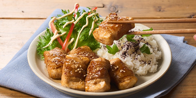 Kit2人前/復刻!かさましワザお豆腐肉巻照焼き