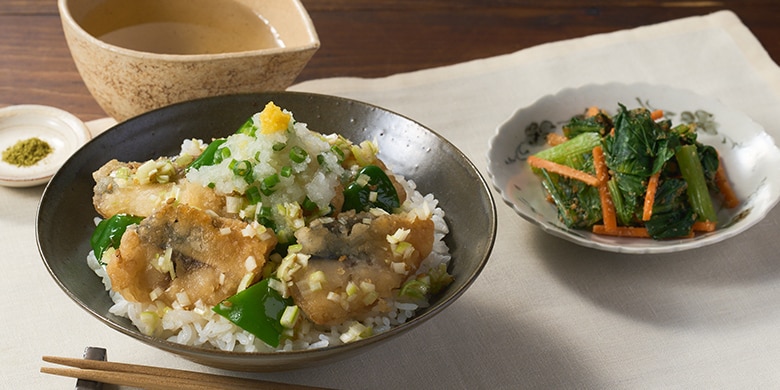 Kit2人前/さば竜田のっけ丼 ゆずねぎおろし添え