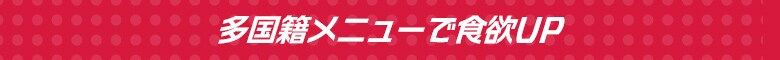 エスニックメニュー