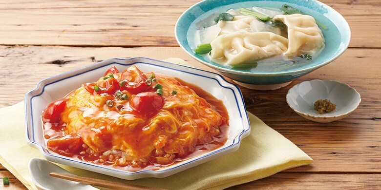 Kit2人前/トマト入り中華あんかけの天津飯