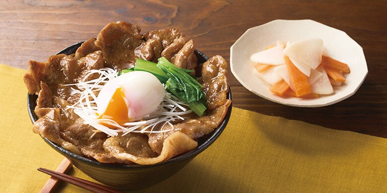 Kit2人前/とろーり温玉のせ、帯広豚丼風