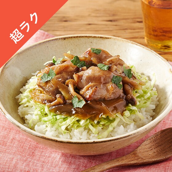 Kit]【超ラク】味付け済！鶏ごぼうの甘辛丼|有機野菜 通販