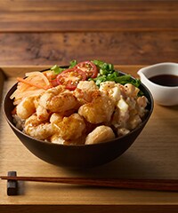 Kit3人前／和風旨だれ！小海老天の七味マヨ丼|有機野菜 通販