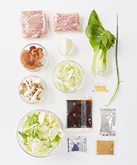 Kit]生きくらげ入り！黒ごま担々風中華鍋|有機野菜 通販