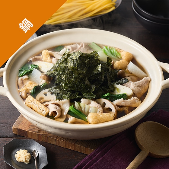 [Kit]海苔の旨みと香り味わう！鰹だし寄せ鍋