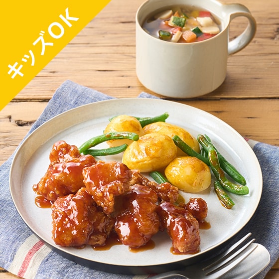 Kit2人前／ジューシー唐揚げの甘口BBQソース|有機野菜 通販