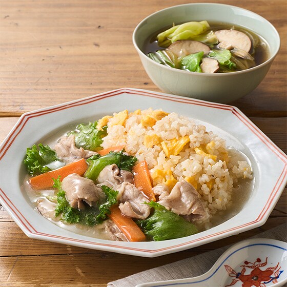 Kit2人前/たっぷり豚肉のレタスあんかけ炒飯