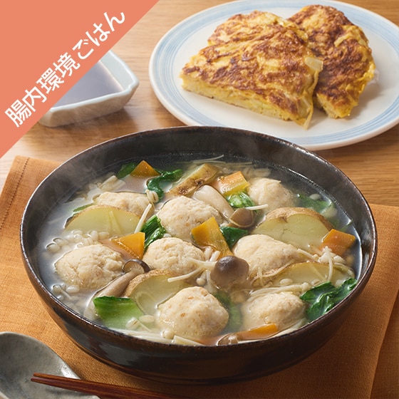 Kit2人前/具だくさん!鶏団子のうま塩スープ