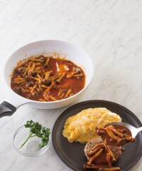 Kit2人前／お手軽オムライス デミハンバーグのせ|有機野菜 通販 Oisix