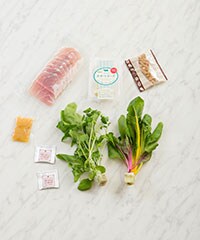 Kit]おうちでデリ風！生ハムと4種リーフサラダ|有機野菜 通販
