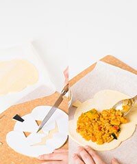 Kit ジャックオーランタンのかぼちゃミートパイ 有機野菜 通販 ｏｉｓｉｘ おいしっくす