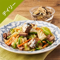 Kit2人前／甘辛さんま煮で！お魚ホイコーロー風