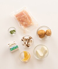 ゆきんこ　クリーム2種類 Kit2人前／爽やかな香り！鶏のレモンクリーム煮|有機野菜 通販