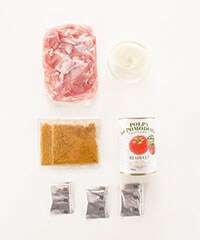 Kit3人前／23種スパイスのトマトバターチキンカレー|有機野菜