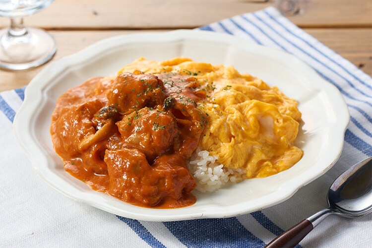 Kit]【超ラク】鶏のトマトクリームオムライス|有機野菜 通販