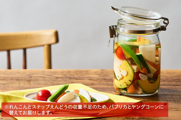 Kit]旬を詰め込んで！7種野菜お手軽ピクルス|有機野菜 通販 Oisix