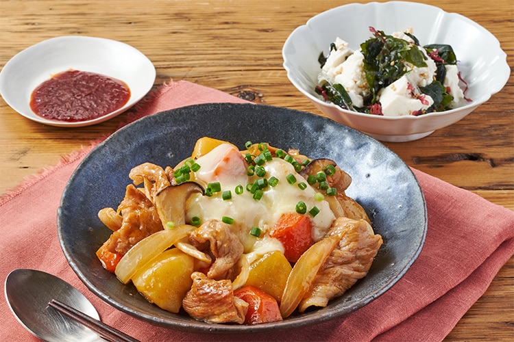 Kit3人前／韓国風チーズのせ肉じゃが|有機野菜 通販 Oisix