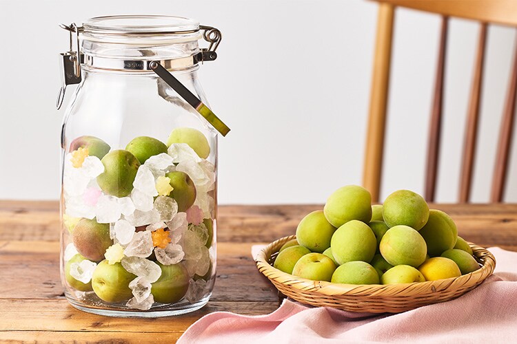 Kit]梅500g！こんぺいとう入り梅シロップ|有機野菜 通販 Oisix