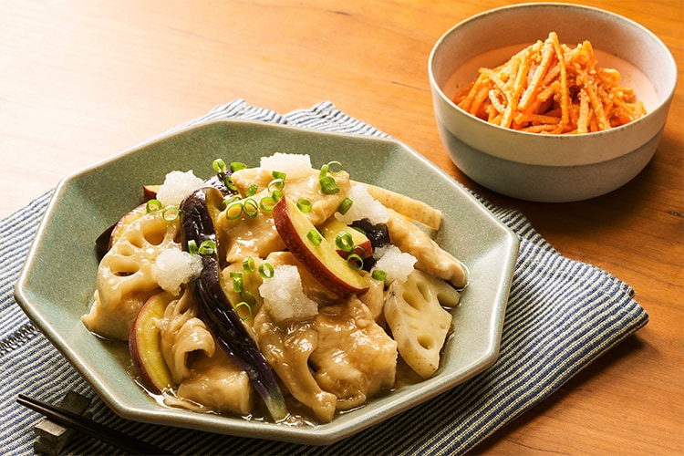 Kit2人前／鶏肉とごろっと野菜のみぞれ煮|有機野菜 通販 Oisix