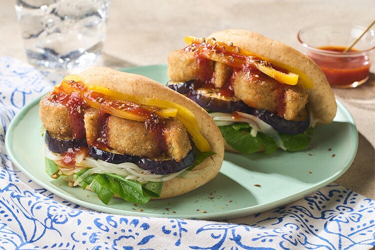 Kit2人前／[PlantOisix]ひよこ豆コロッケサンド|有機野菜 通販