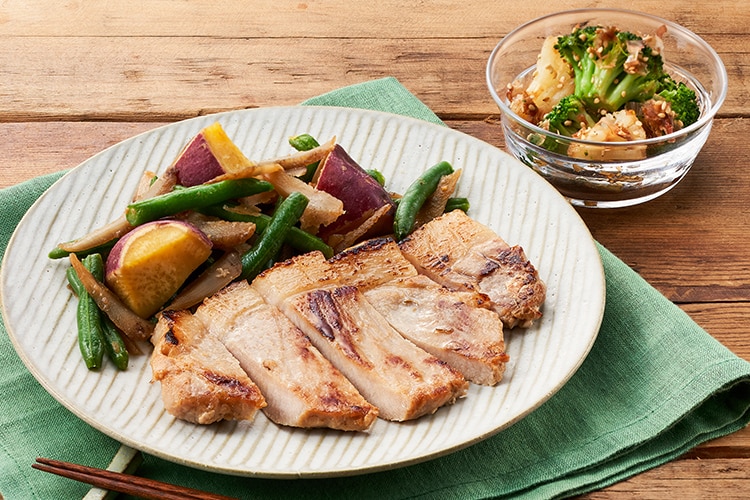 Kit2人前／ごはんがすすむ！根菜と味噌漬け豚焼き|有機野菜 通販