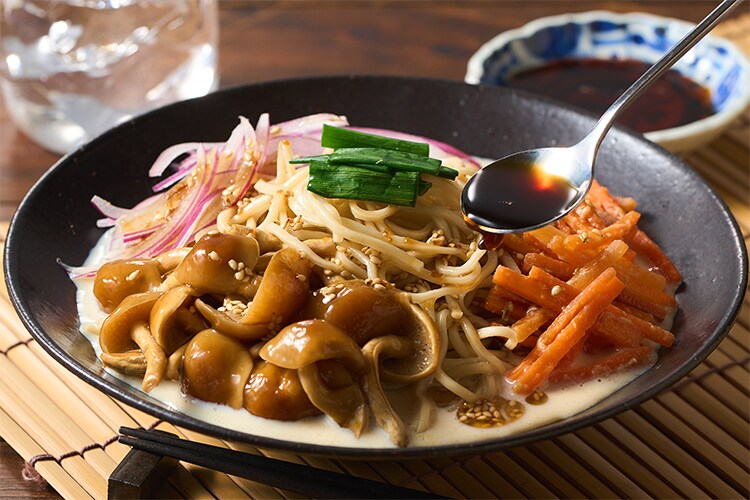 Kit2人前／[PlantOisix]やみつき特製だれの豆乳まぜ麺|有機野菜 通販