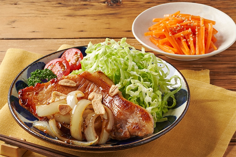 Kit3人前／【超ラク】にんにく醤油のやわらかトンテキ|有機野菜