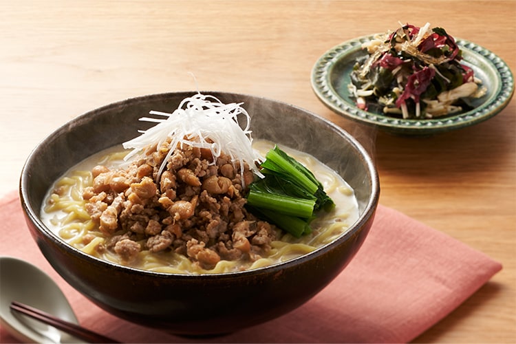 yosshi　　福岡聖菜セット② Kit2人前／濃厚な旨み！肉みそ入り豆乳坦々麺|有機野菜 通販