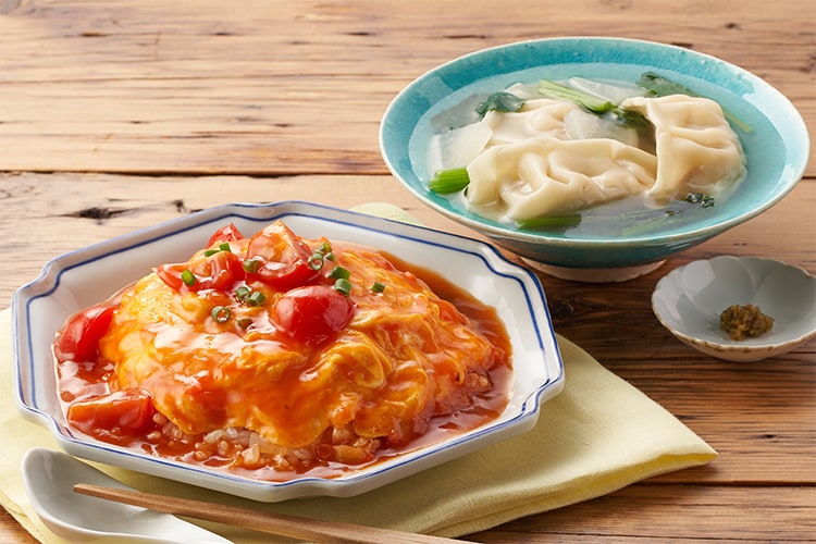 てんしんはん Kit2人前／トマト入り中華あんかけの天津飯|有機野菜 通販