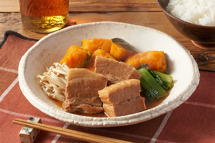 Kit]【超ラク】火を使わずに！味染み豚角煮|有機野菜 通販 Oisix