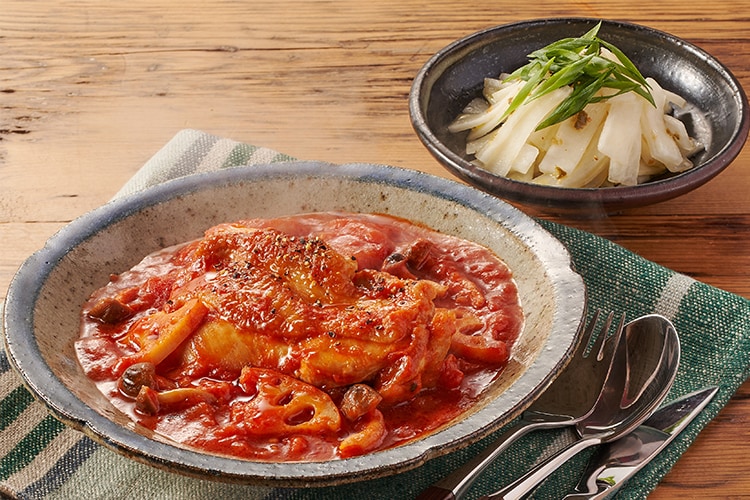 Kit2人前/【超ラク】しらゆり鶏こっくりトマト味噌煮