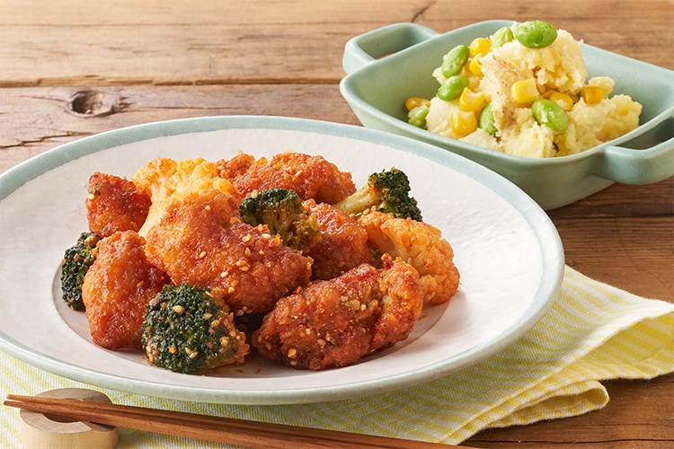Kit2人前／包丁いらず！唐揚げのトマト風味照り焼|有機野菜 通販