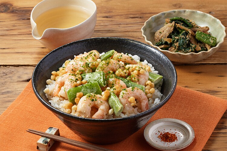 賞味8/20】Kit2人前／揚げない！お手軽えび天丼風|有機野菜 通販