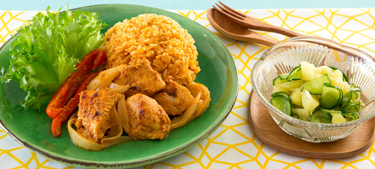 Kit3人前／食欲そそるマイルドタンドリーチキン|有機野菜 通販