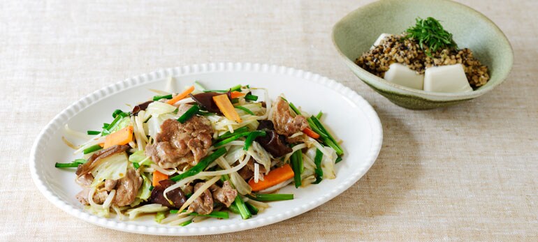 Kit2人前／飯島さんの素朴でやみつき肉野菜炒め|有機野菜 通販