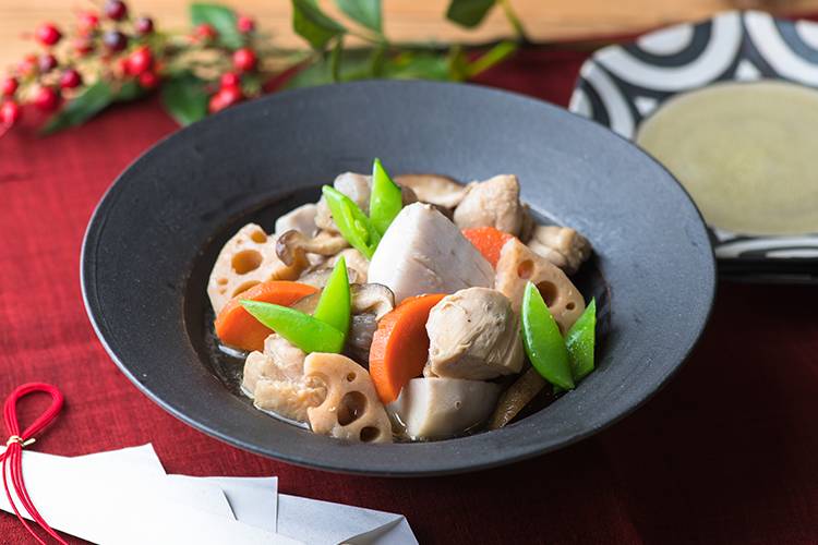 煮物 ♡フライパンで筑前煮♡【#おせち料理 #お正月 #煮物 #根菜 #鶏肉