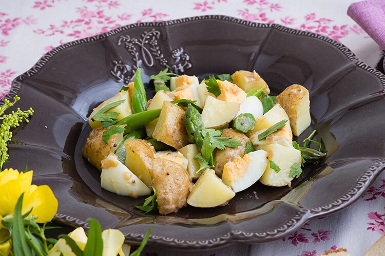 Kit]新じゃがとアスパラガスの旬菜サラダ|有機野菜 通販