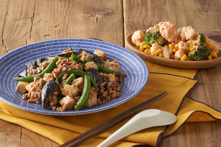 Kit3人前 辛くない 野菜たっぷり麻婆豆腐 有機野菜 通販 ｏｉｓｉｘ おいしっくす