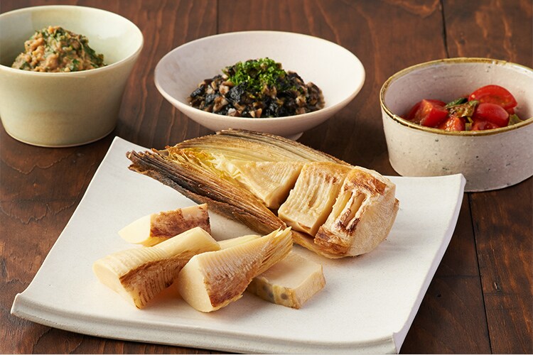 Kit 丸ごと 旬のたけのこグリル 3種野菜だれ 有機野菜 通販 oisix おいしっくす Kit 丸ごと 旬のたけのこグリル 3種野菜だれ 有機野菜 通販 oisix おいしっくす