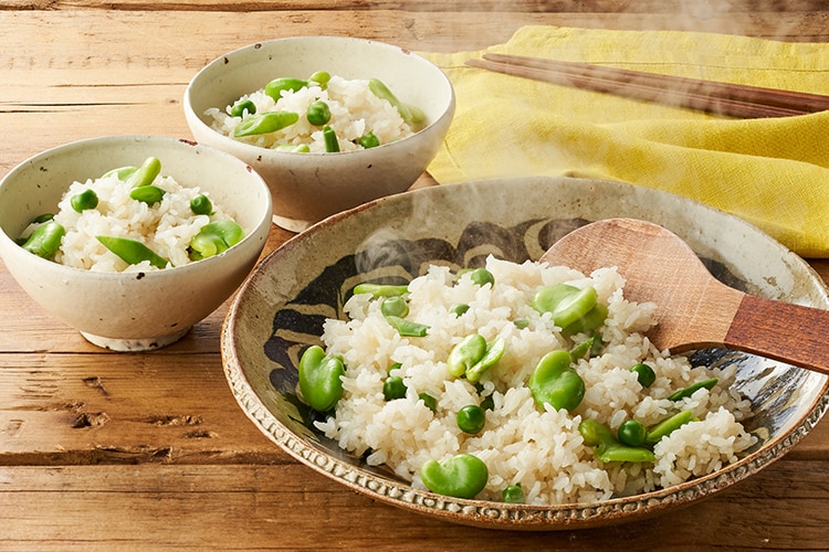 Kit]3種の豆で作る！季節の味わい豆ごはん|有機野菜 通販 Oisix