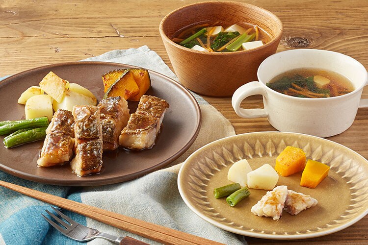 うつわ彩りセット￼ kit]とりわけOK！めばるのこんがりバター醤油|有機野菜 通販